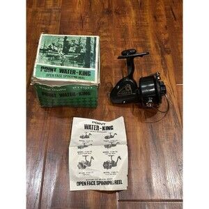 Vintage Point Water King #1150 Anodized Spool Open Face Light Surf Spinning Reel